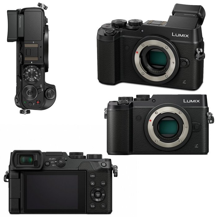 Panasonic Lumix GX8 Mirrorless Camera w/ 25mm f/1.7 Lens & 64GB SD Card Bundle (Black)