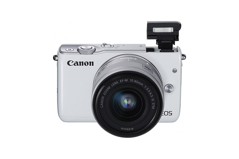 Canon EOS M10 with EF-M 15-45mm Image Stabilization STM Lens, 16GB Memory Card, Tripod and Bag N19