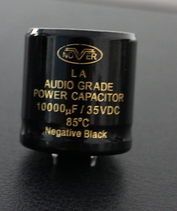2pcs 10000uF/35V Nover LA Audio Grade Power Capacitor 30x36mm 85&deg;C