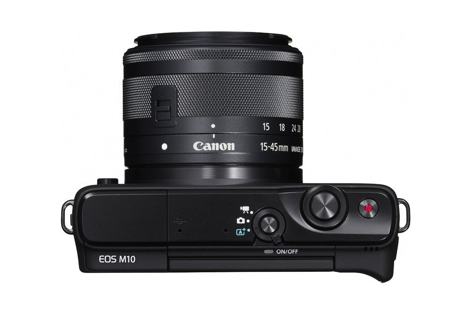 Canon EOS M10 with EF-M 15-45mm Image Stabilization STM Lens, 16GB Memory Card, Tripod and Bag N21