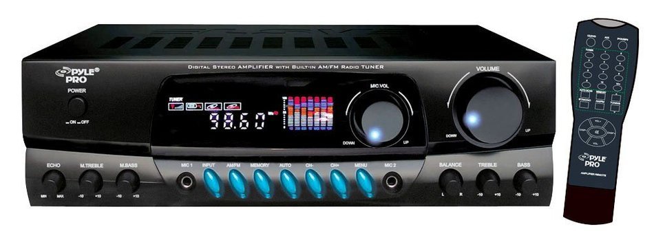Pyle Stereo Receiver, Wireless Headphones and Dock Package - PT260A 200 Watts Digital AM/FM Stereo Receiver -... N2