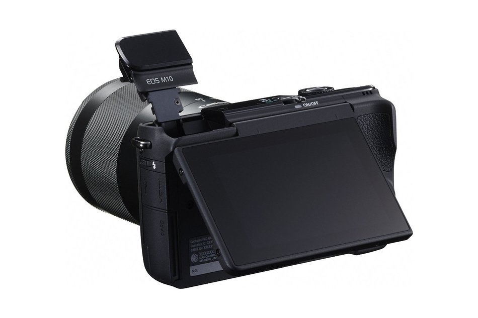 Canon EOS M10 with EF-M 15-45mm Image Stabilization STM Lens, 16GB Memory Card, Tripod and Bag N24