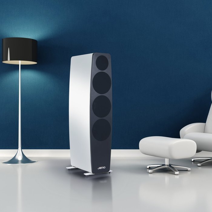 Jamo C-109-HG-WHT Floorstanding Speaker - High Gloss White N2