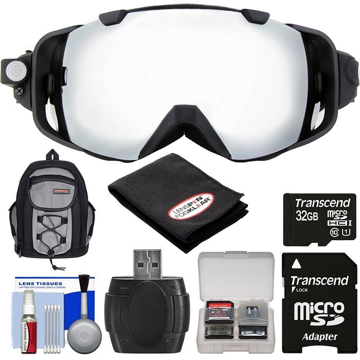 Coleman VisionHD G9HD-SKI 1080p HD Action Video Camera Camcorder Waterproof POV Snow and Ski Goggles with 32GB...