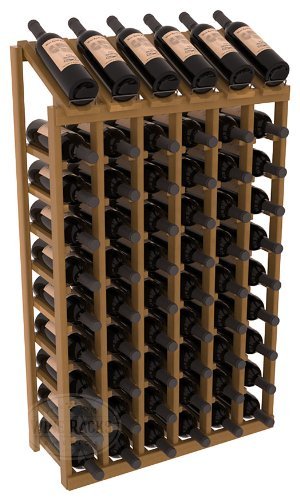 Wine Racks America Redwood 6 Column 10 Row Display Top Kit 13 Stains to Choose From! N3