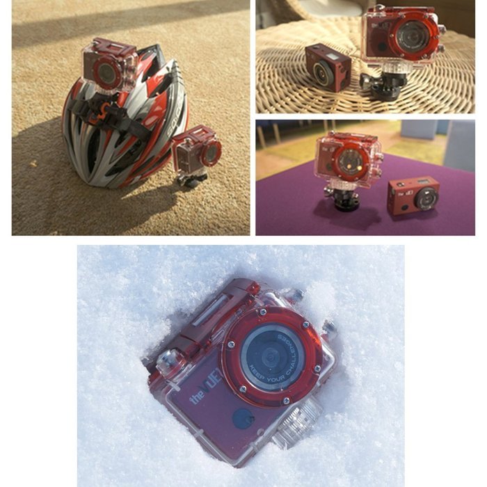 [THES] The Vue Wearable Extreme & Leisure Sports Wi-Fi Action Cam / Including 16GB SD Card / Waterproof / Smart... N8