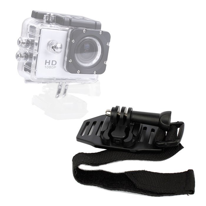 DURAGADGET Bike/Cycle Helmet Strap Mount For Extreme Sports Action Camera SJCam SJ4000 & New SJ5000 | SJ5000x...