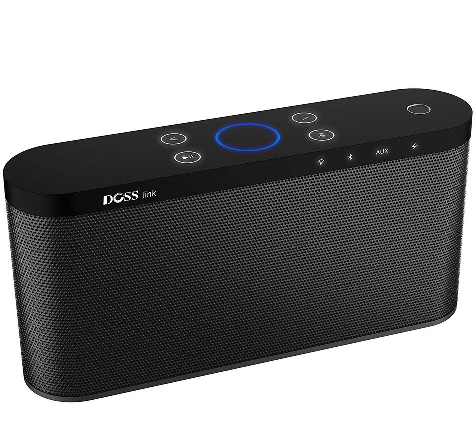 Wireless Bluetooth Wi-Fi Home Speaker,DOSS Touch Multi-room Smart speaker with 20W output and deep Bass supports... N5