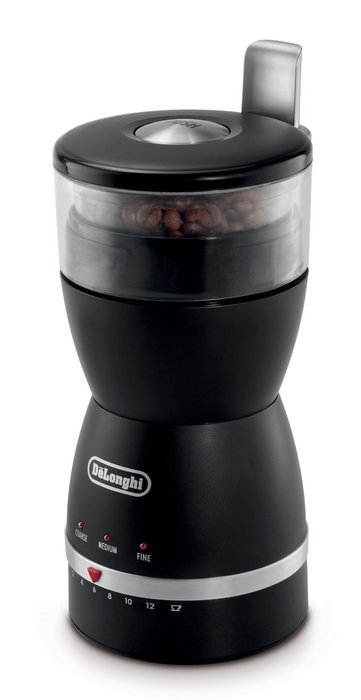 DeLonghi KG49 Electronic Coffee-Bean Grinder with 3 Grind Settings N5