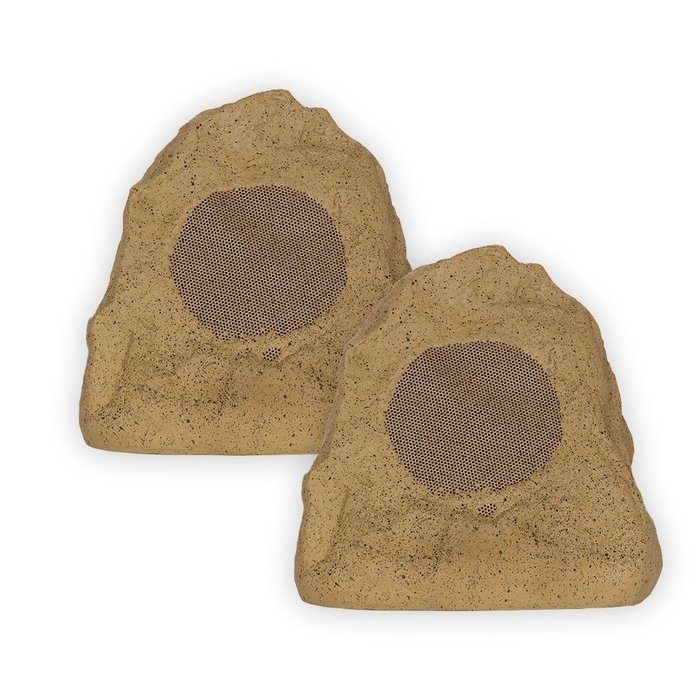 Theater Solutions 2R4S Outdoor Rock Speakers (Sandstone)