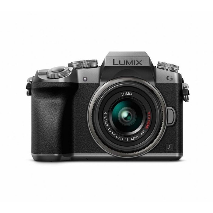 Panasonic Lumix DMC-GKS7 Mirrorless Digital Camera w/ 14-42mm f/3.5-5.6 &Panasonic LUMIX G MACRO 30mm / F2.8 ASPH... N2