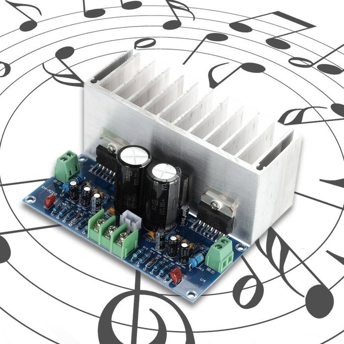 KKmoon TDA72932 2-Channel 100W+100W Digital Stereo Audio Amplifier Board 2.0 with Cable HIFI N2