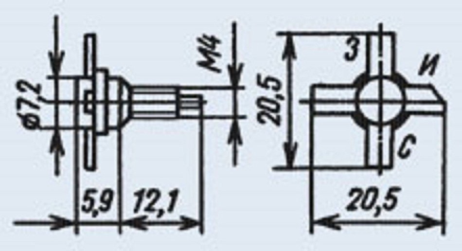Transistors silicon KP905B USSR 2 pcs N2