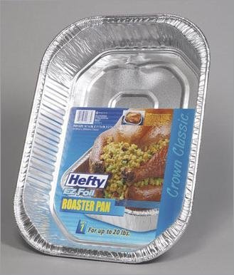 Hefty 873 E-z Foil Roaster Pan, 16-1/8" X 11-3/4" X 2-7/8" (Pack of 12)