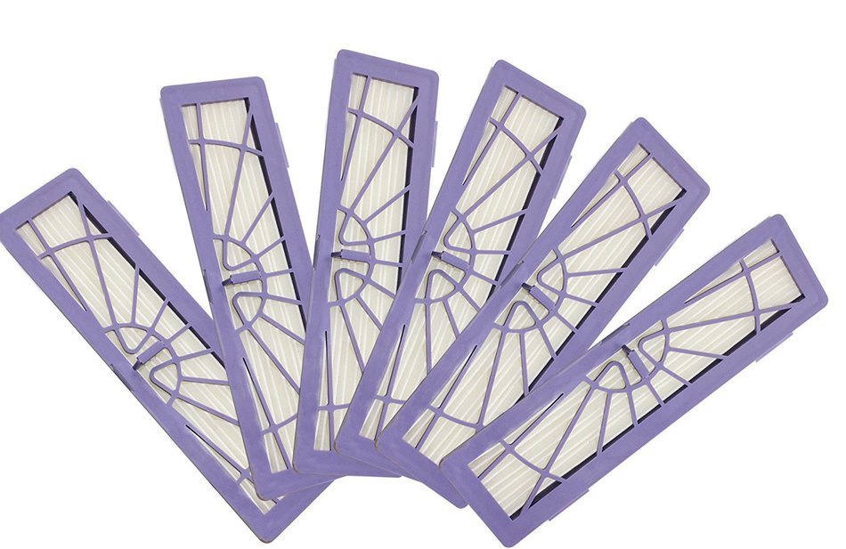 Ashon 6 Pack High-Performance Filters Replacement for Neato 945-0123 BotVac Series /Neato Botvac 70e 75 80 85... N3