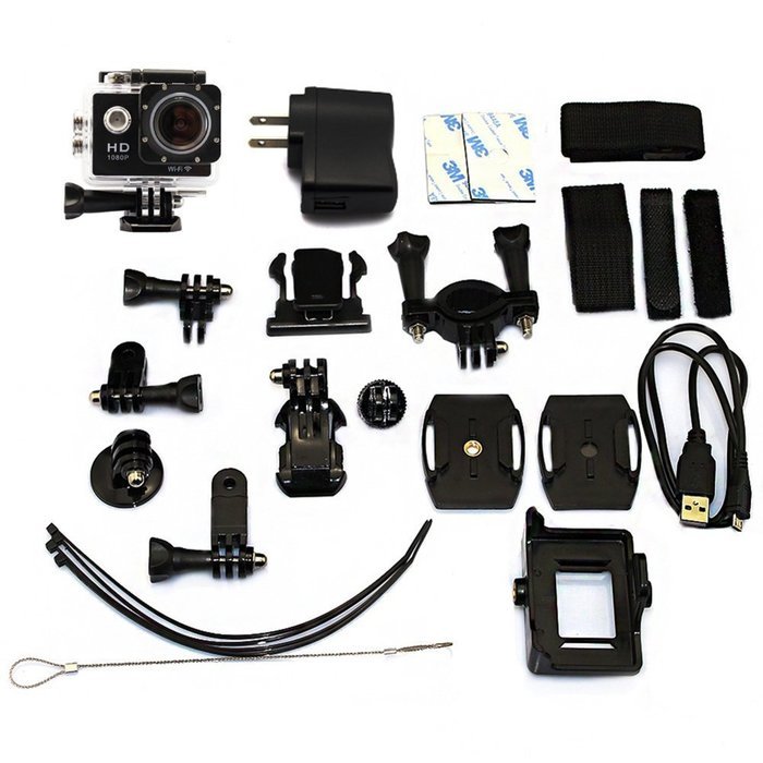 FIRST 12 Mega Pixels CMOS-Sensor Sport DV -1.5''LCD Screen - 1080P Full HD Waterproof Sports Cam SJ4000 - Wifi... N8