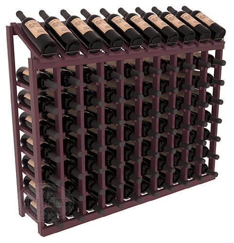 Wine Racks America Ponderosa Pine 10 Column 8 Row Display Top Kit. 13 Stains to Choose From! N2