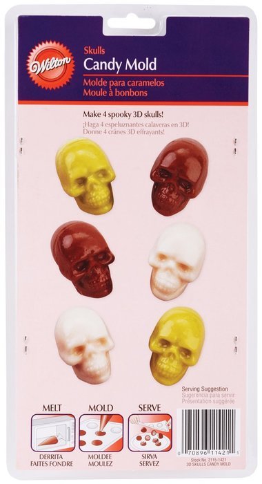 Wilton Skeleton Bones Candy Mold