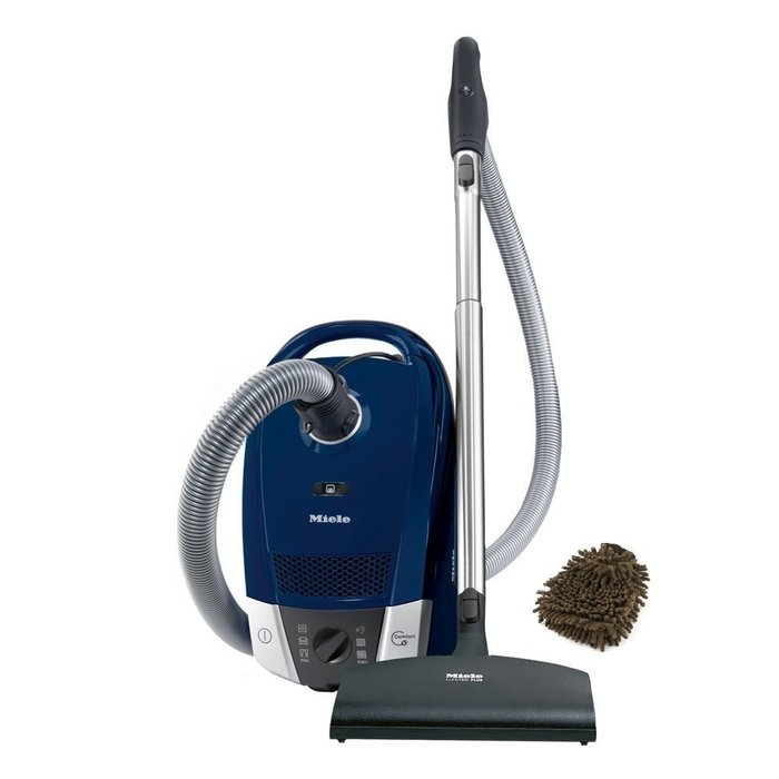C2 Topaz Miele Canister Vacuum Compact Cleaner (Complete Set) w/ Bonus: Premium Microfiber Cleaner Bundle