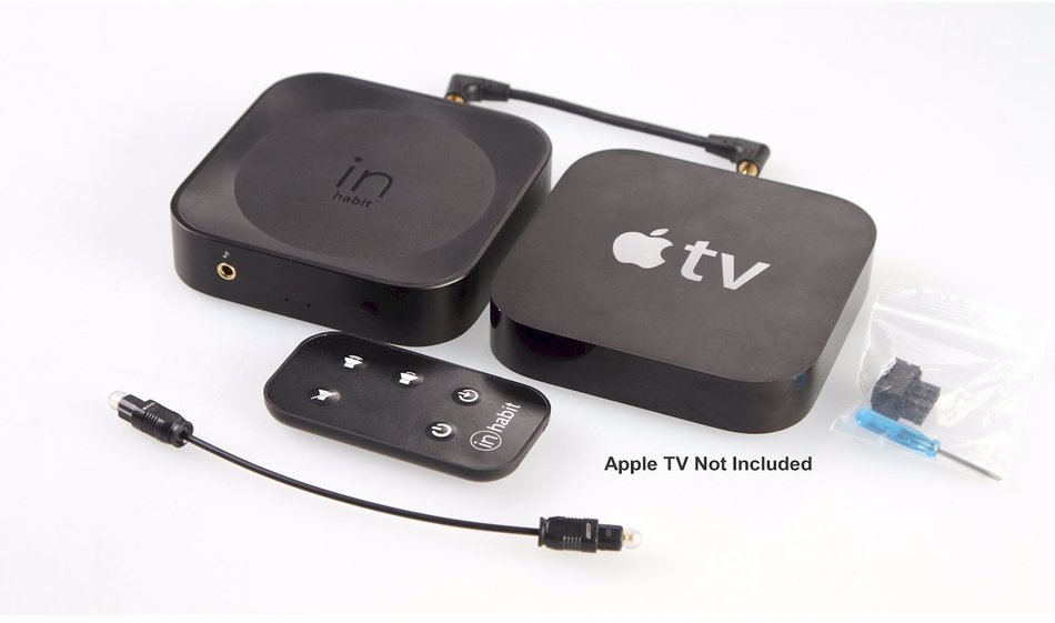 in&bull;habit 70 Watt Class D Mini Amplifier for Apple TV - Bluetooth aptX and Optical Input NEW