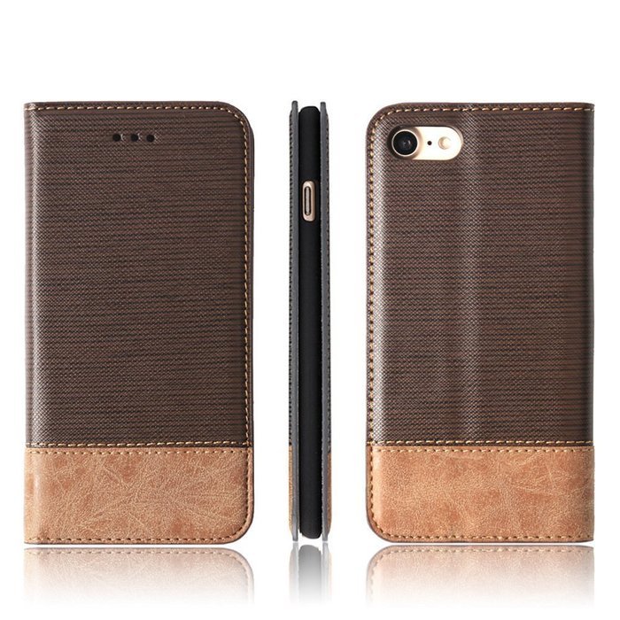 Case iPhone 7 Plus Cover,TechCode Smart Pattern Folio Stand with Card Slot Design Wallet Type Flip PU Leather... N6