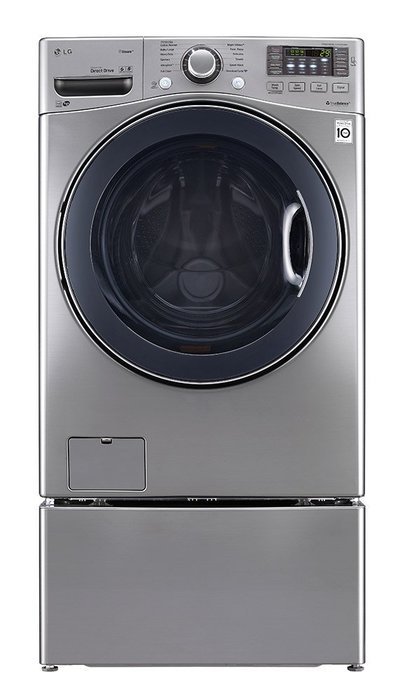 POWER PAIR SPECIAL-LG Turbo Series ultra Large Capacity Laundry System With Steam Technology (WM3570HVA_DLEX3570V_WDP4V... N4
