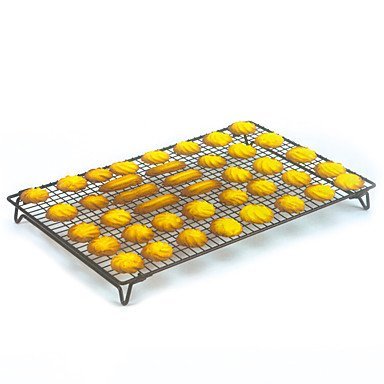 Y&XL&H Collapsible Cake Cooling Rack for Cake Bread Cupcake Baking Tool Nonstick Coated Black Color N3
