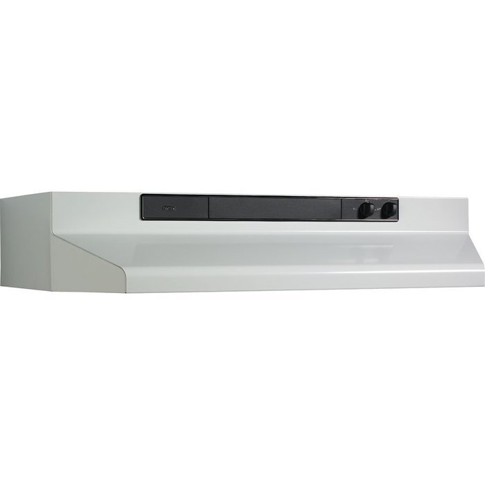 Broan 464201 Under-Cabinet Range Hood with Infinitely Adjustable Speed Control, 42-Inch, White