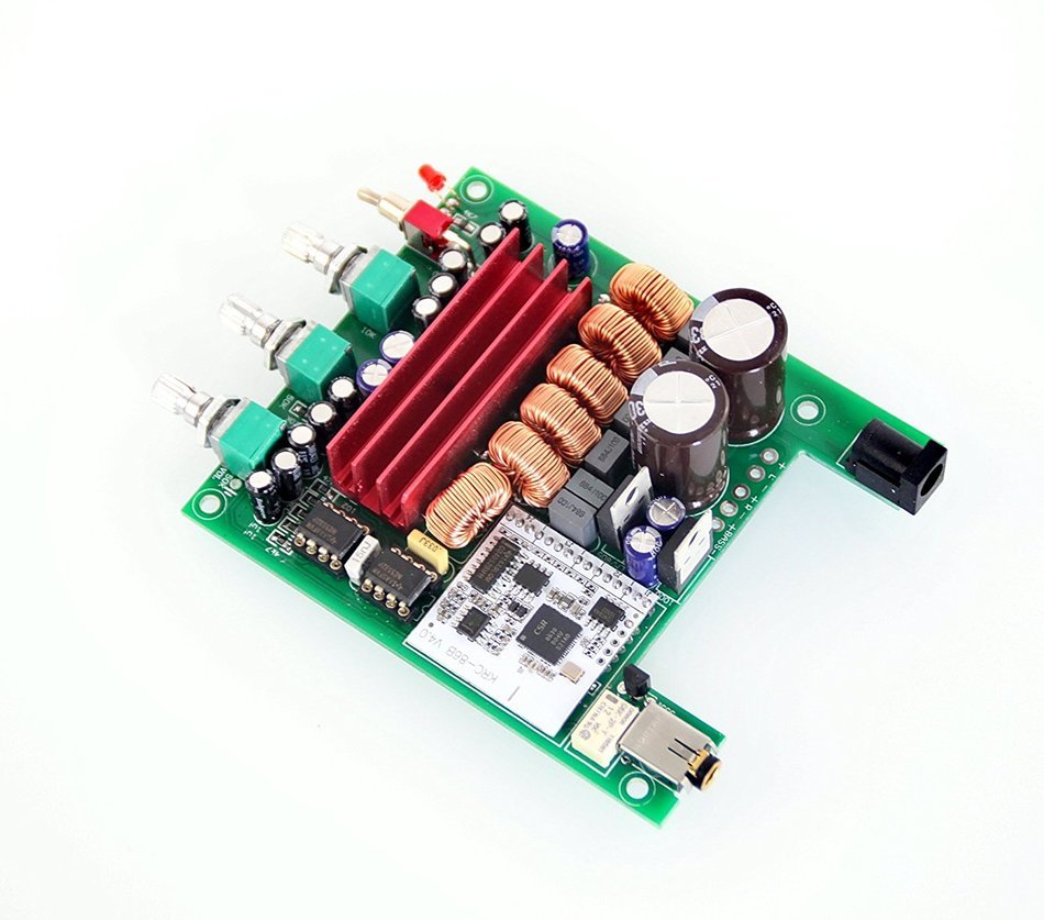 Nobsound&reg; Bluetooth CSR8630 4.0 Receiver Module TPA3116 Digital Amplifier Board Hifi DIY 2.1 Channel High-power...