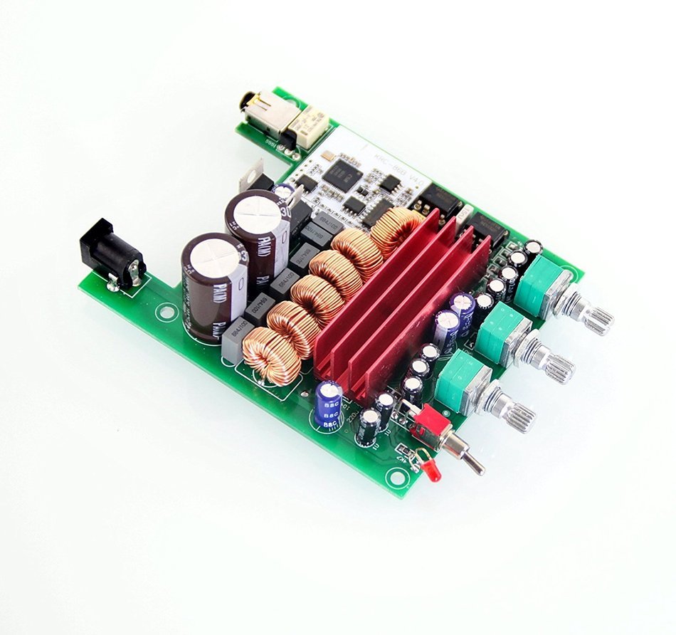 Nobsound&reg; Bluetooth CSR8630 4.0 Receiver Module TPA3116 Digital Amplifier Board Hifi DIY 2.1 Channel High-power... N2