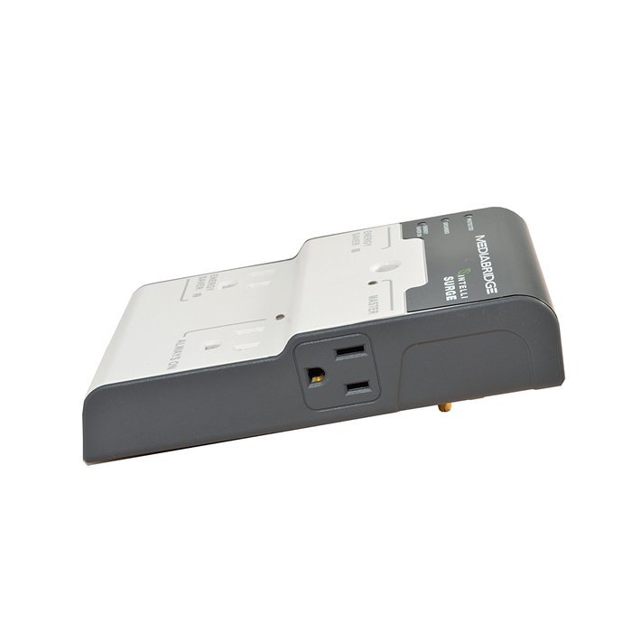 Mediabridge 4-Outlet Surge Protector - Energy Saving IntelliSurge - (Part# IS4-121 )