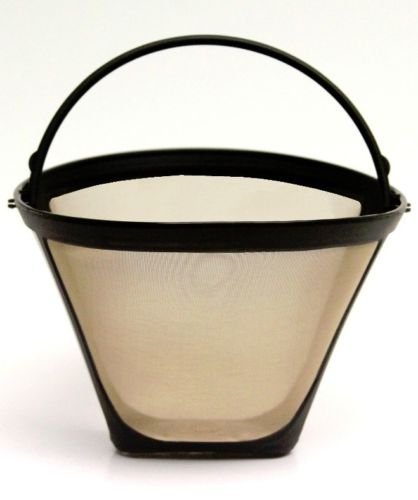 NEW Universal Gold Tone Permanent #4 Cone Coffee Filter Cuisinart Krups 214