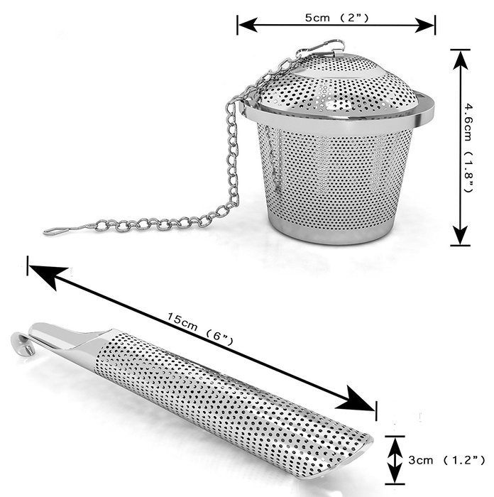 Luxury Tea Infuser & FREE Tea Stick Set by Zamzia - Ideal for Loose Leaf Tea & Travel Mugs &ndash; Easy to Clean & Use... N3