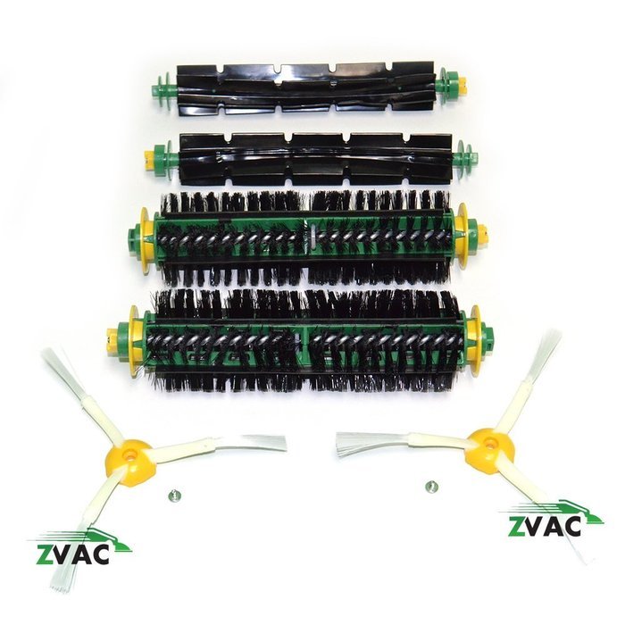 iRobot 82601 Brush Pack for Roomba 500 Series By ZVac