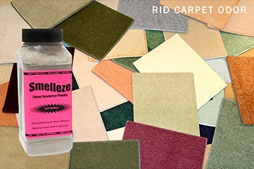 SMELLEZE Natural Carpet Odor Removal Deodorizer: 2 lb. Powder Removes Stench Fast N3