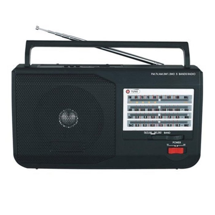 Supersonic 5 Band AM/FM/SW1/SW2/TV Radio consumer electronics