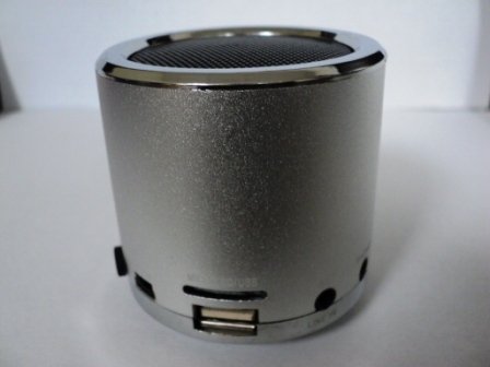 Mini Portable Speaker 3 horses MN 02 with FM (silver) N5