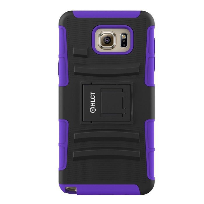 Galaxy Note 5 Case, HLCT Rugged Shock Proof Dual-Layer Case with Built-In Kickstand for Samsung Galaxy Note 5... N11