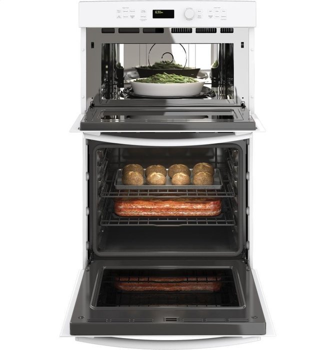 GE JK3800DHWW 27" White Electric Combination Wall Oven N3