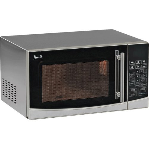 Avanti - 1,000-Watt Counter Top Microwave Oven with Stainless Steel Finish