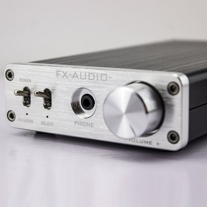 Feixiang AMP FX1602S Mini 160W x 2 Hi-Fi Bluetooth Digital Amplifier - Black++ Silver
