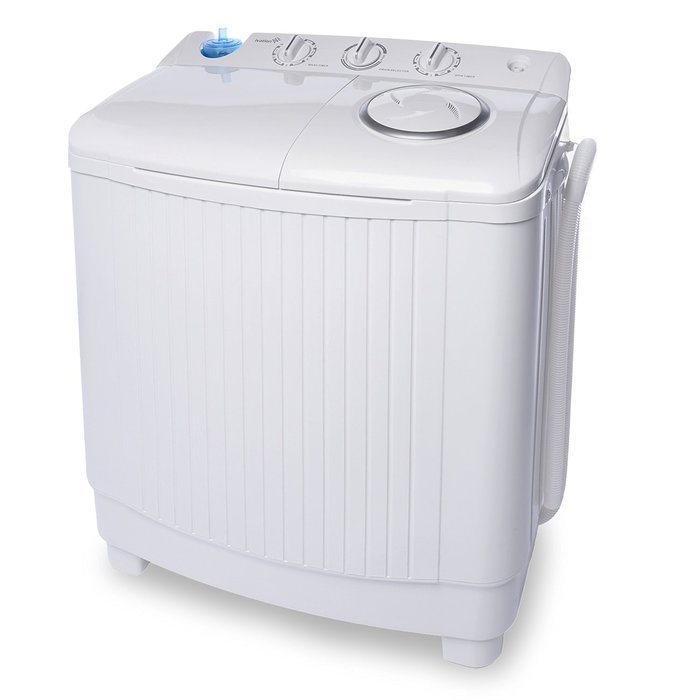 Ivation Small Compact Portable Washing Machine - Twin Tub Washer & Spin with 15 Lb. Wash Capacity & 11 Lb. Spin... N5