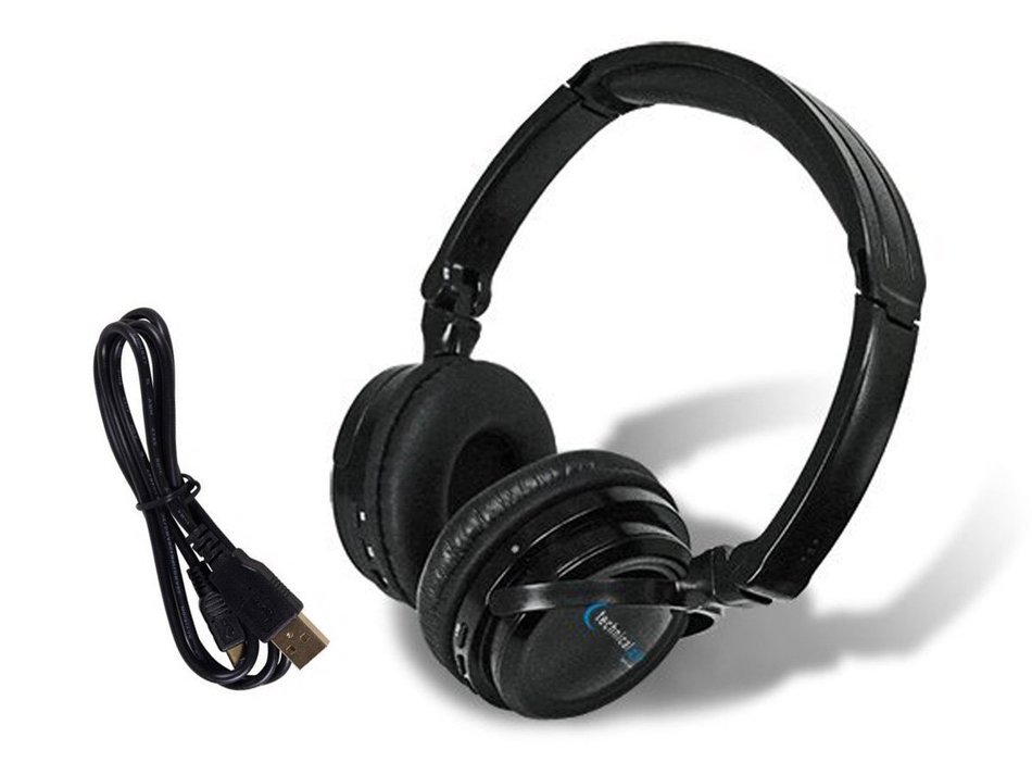 Technical Pro HP500BT Wireless Headphone with Bluetooth Compatibility, 20Hz-20KHz Frequency Response, 32ohm Impedance... N2
