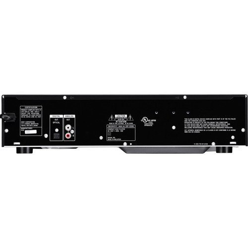 Sony Compact Disc Player - 5 Disc Carousel, Optical Output, RCA Audio Output, CD Text Display + 100 Ft Oxygen-Free... N2