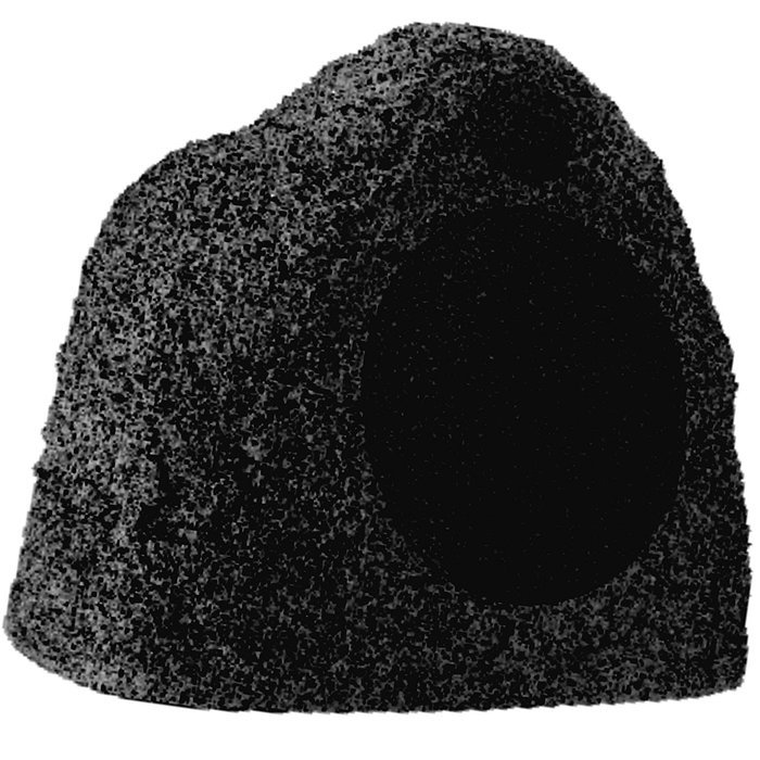 Stereostone Cinema Rock Outdoor Speaker 8 Inch Davinci Rock Speaker (Black Lava) N3