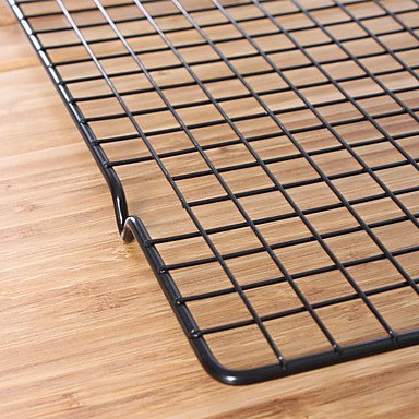 Y&XL&H Retangle Cake Cooling Rack for Cake Bread Cupcake Baking Tool Nonstick Coated Iron Black Color N3