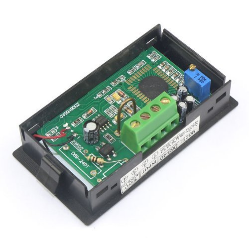 RioRand 0-600A AC Digital Amp Panel Meter Blue LCD High Current Tester, AC/DC 8-12V Powered N3