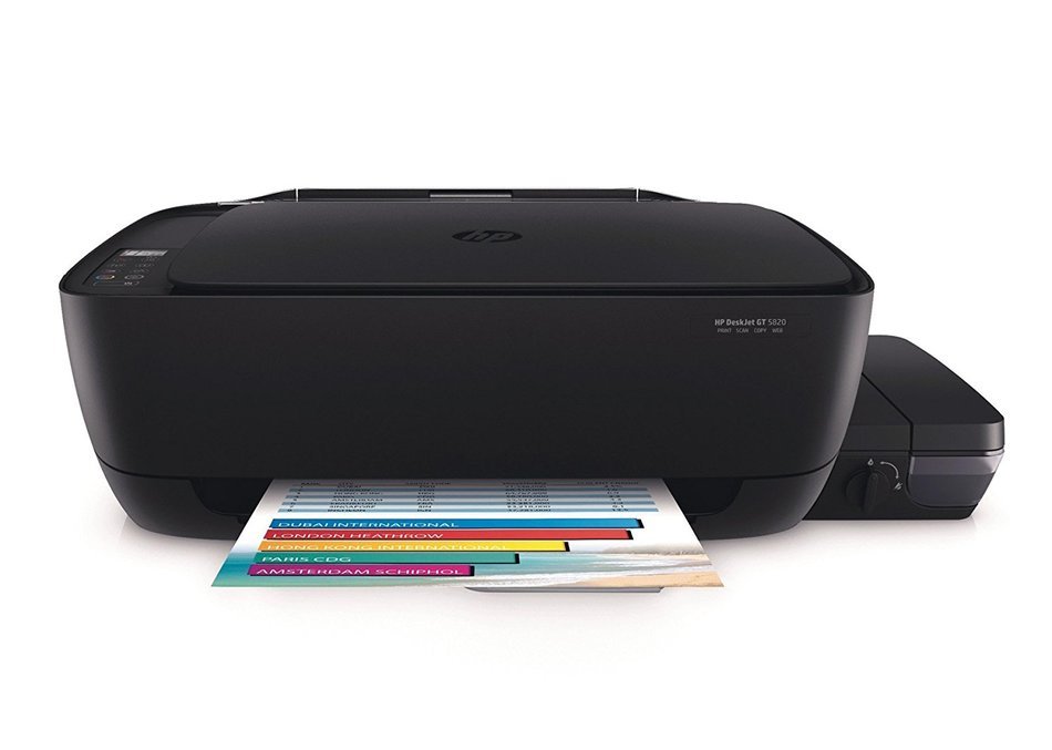 HP DeskJet GT5810 All-in-One Inkjet Printer, Copy, Scan Infinite Ink System (Photo and Document All-in-One)