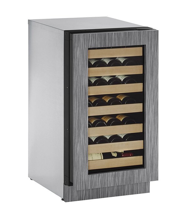U-Line U2218WCINT00A Built-in Wine Storage, 18", Stainless Steel