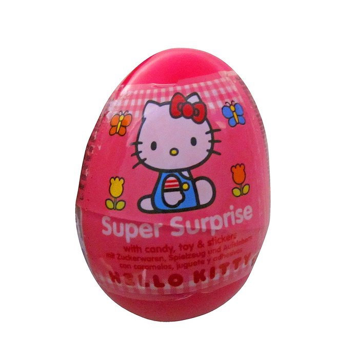 ONE Hello Kitty plastic surprise egg with toy inside